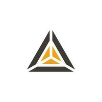 triangle geometric core technology symbol vector