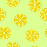 Lemon seamless pattern vector
