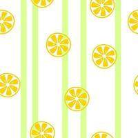 Lemon seamless pattern vector