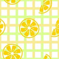 Lemon seamless pattern vector