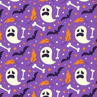 Halloween Pattern Background vector