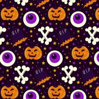 Halloween Pattern Background vector