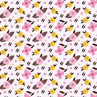 Flowers Pattern Background vector