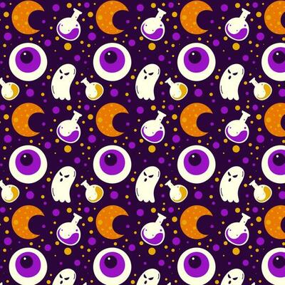 Halloween Pattern Background