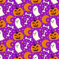 Halloween Pattern Background vector