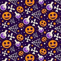 Halloween Pattern Background vector