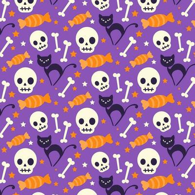 Halloween Pattern Background