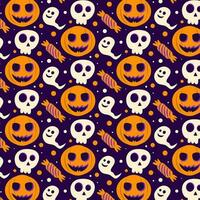 Halloween Pattern Background vector