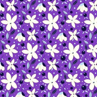 Flowers Pattern Background
