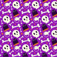 Halloween Pattern Background vector