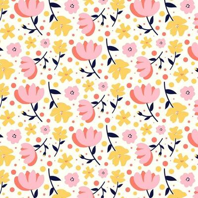 Flowers Pattern Background