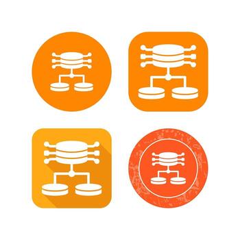 icono de vector de datos estructurados