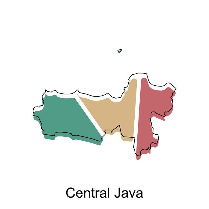 Central Java Map Vector Art, Icons, and Graphics for Free Download