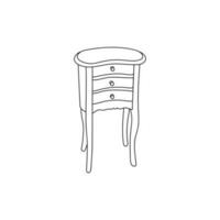 Furniture and home interior symbol stock vector illustration.
