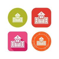 Library Building Vector Icon