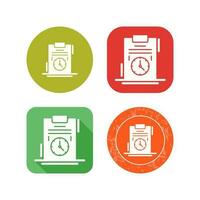 Time Management Vector Icon