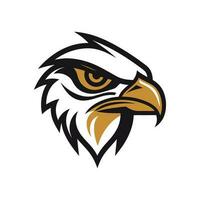 Falcon, Eagle, Hawk Bird Logo Illustration Vector Design