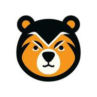 Animal Bear Logo Illustration Vector Design Template