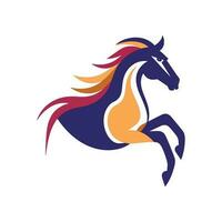 Horse Animal Logo Illustration Vector Design Template