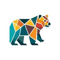 Animal Bear Logo Illustration Vector Design Template