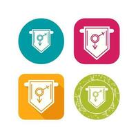 College Fraternity Vector Icon