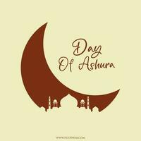 day of ashura template vector design illustration