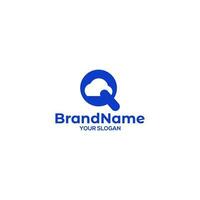 Q Cloud Logo Design Vector