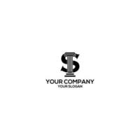 S Pillar Law Firm Logo Design vector