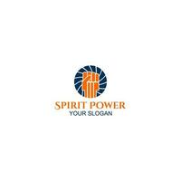 Spirit Power Logo Design Vector