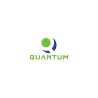 Q Quantum Logo Design Vector