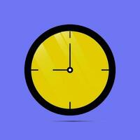 this is a clock vector icon