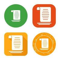 Document Vector Icon