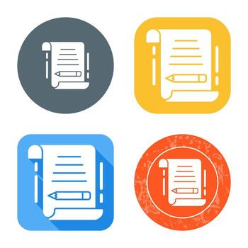 escribir icono vectorial vector