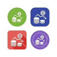 Money Loss Vector Icon