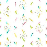 Serpentine, confetti seamless pattern. Background for holiday design. vector