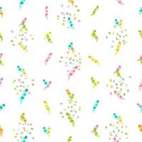 Serpentine, confetti seamless pattern. Background for holiday design. vector