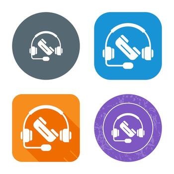 icono de vector de apoyo