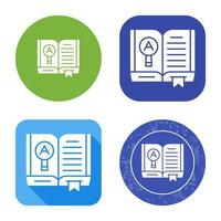 Open Book Vector Icon