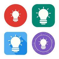 Light Bulb Vector Icon