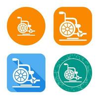 Wheel Chair Vector Icon