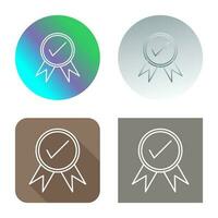 Unique Quality Control Vector Icon