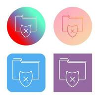 Vulnerable Folder Vector Icon