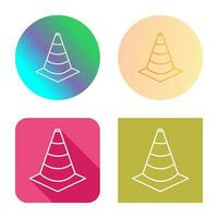 Unique Cone Vector Icon