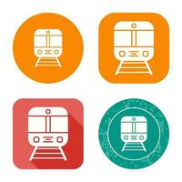 icono de vector de tren