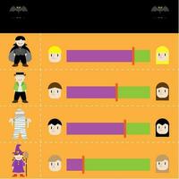 Halloween Infographic vector