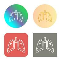 Lungs Vector Icon