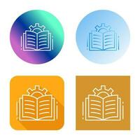 Open Book Vector Icon