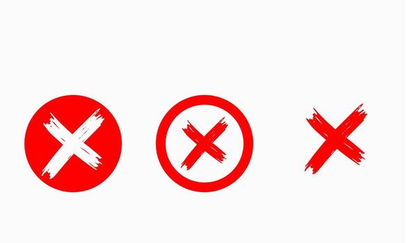 Cross Creek Rd, Not no red flags. Cross sing design for your business. vector