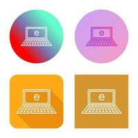 Unique Internet Vector Icon