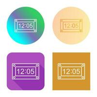 Unique Timer Vector Icon